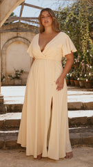 Charlize Maxi Dress - Yellow