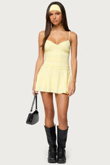 Deborah Ruched Mini Dress