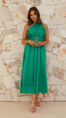 Hadas Maxi Dress - Green
