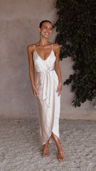Tyra Maxi Dress - Champagne