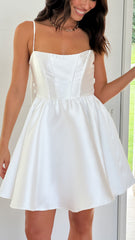 Ichiko Mini Dress - White
