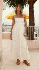 Bronnie Maxi Dress - Limone