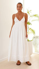 Elouise Maxi Dress - White