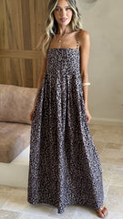 Pippa Maxi Dress - Leopard Print